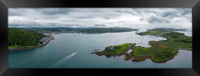 Entrance to Oban Framed Print by Apollo Aerial Photography