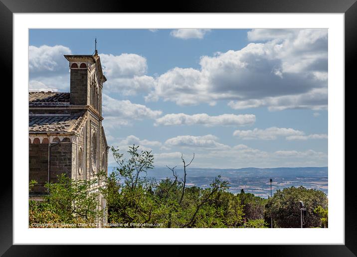 Santa Maria Nuova: A Tuscan Reverie Framed Mounted Print by Steven Dale