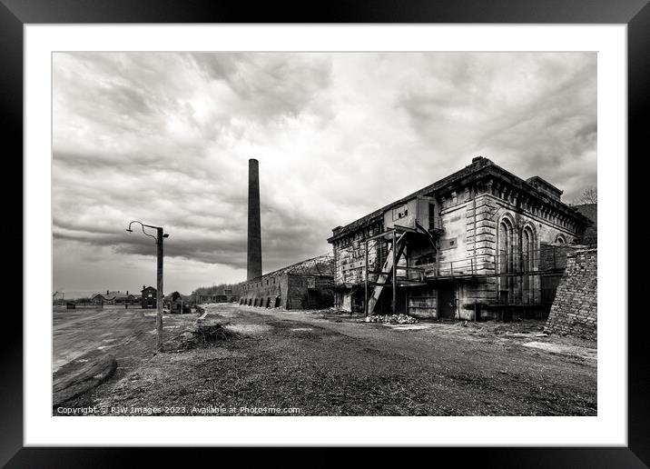 Industrial Decadence in Monochrome Framed Mounted Print by RJW Images