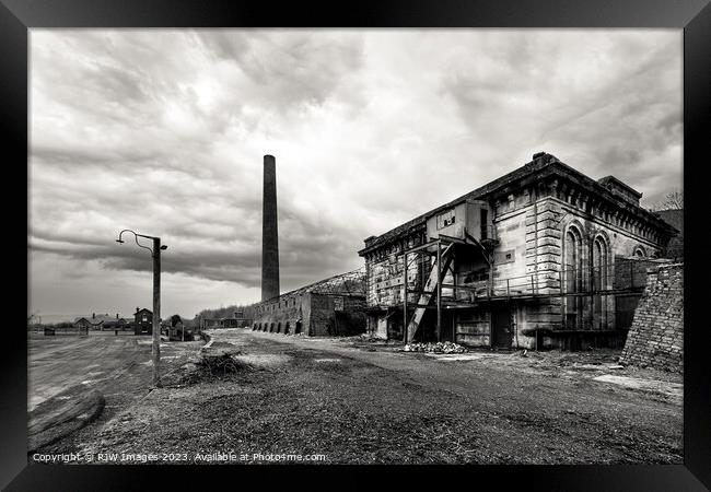 Industrial Decadence in Monochrome Framed Print by RJW Images