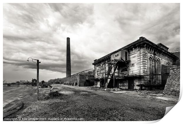 Industrial Decadence in Monochrome Print by RJW Images