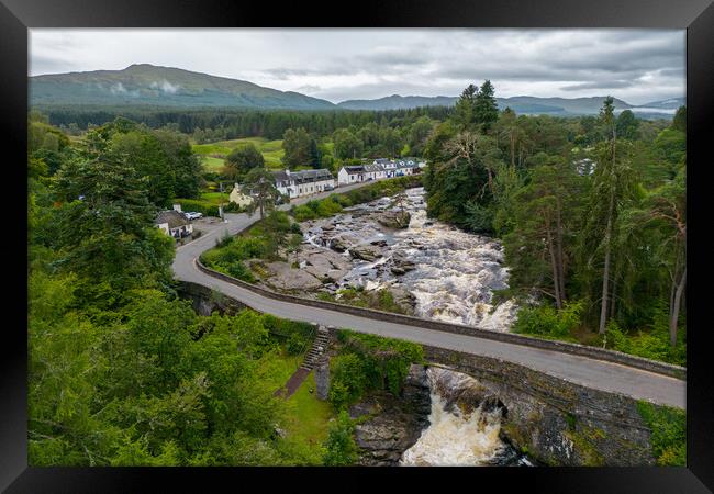 The Village of Killin Framed Print by Apollo Aerial Photography