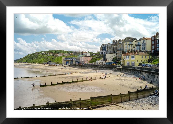 Cromer sea front Framed Mounted Print by Rodney Hutchinson