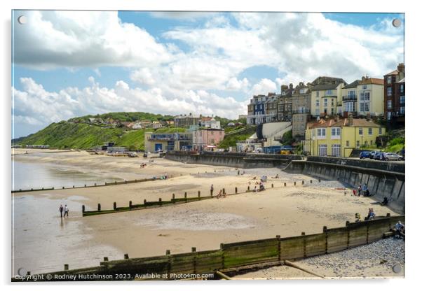 Cromer sea front Acrylic by Rodney Hutchinson