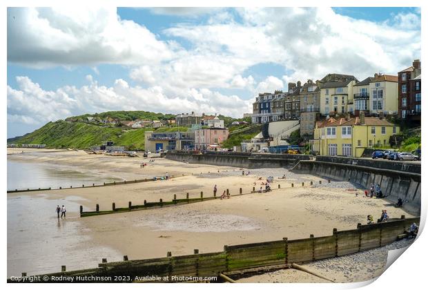Cromer sea front Print by Rodney Hutchinson