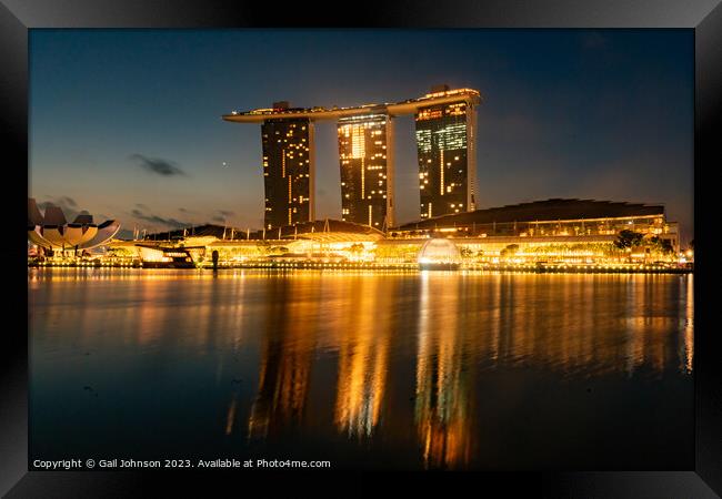 Views around Singapore , Asia,  Framed Print by Gail Johnson