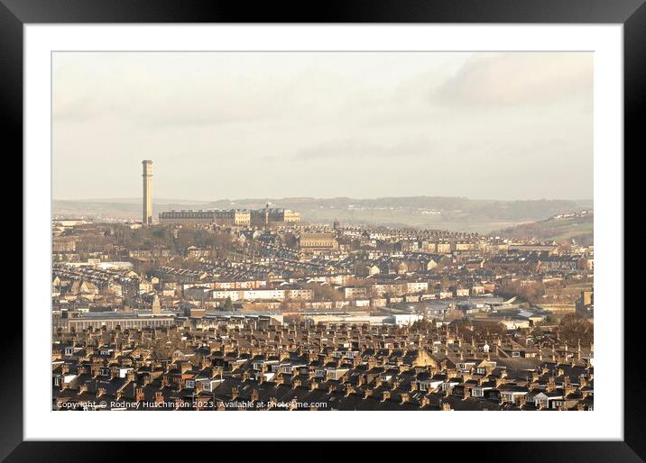 Bradford View Framed Mounted Print by Rodney Hutchinson