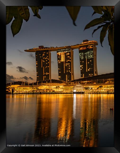Views around Singapore , Asia,  Framed Print by Gail Johnson