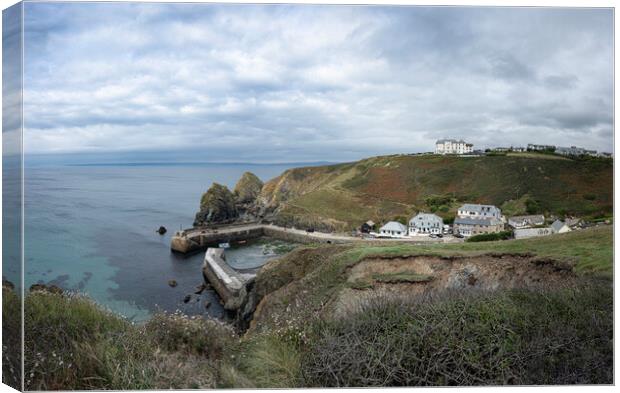  Mullion cove cornwall  Canvas Print by kathy white