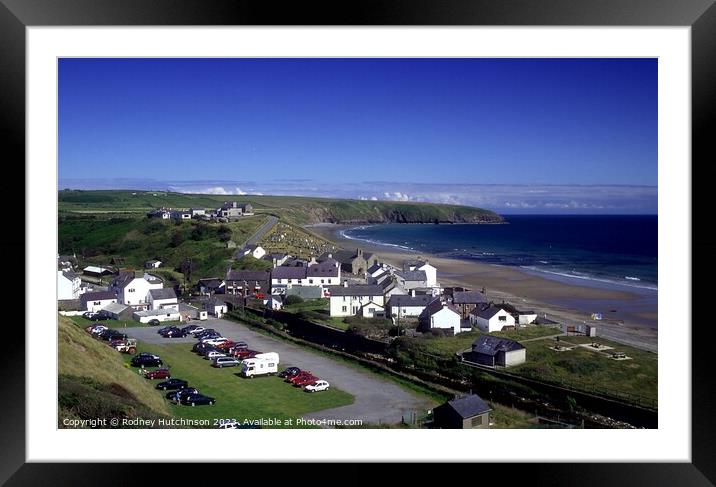 Aberdaron view Framed Mounted Print by Rodney Hutchinson