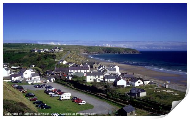 Aberdaron view Print by Rodney Hutchinson