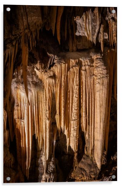 Postojna Cave Interior In Slovenia Acrylic by Artur Bogacki