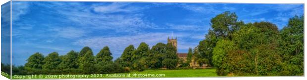 Under a Greasley Skies. Canvas Print by 28sw photography