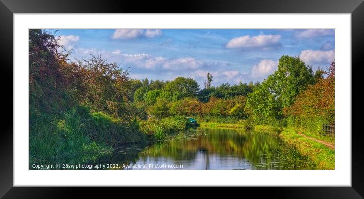 An Erewash Change - (Panorama.) Framed Mounted Print by 28sw photography