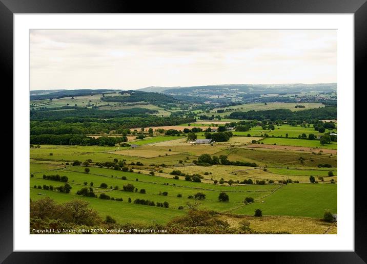 Derbyshire Dales  Framed Mounted Print by James Allen