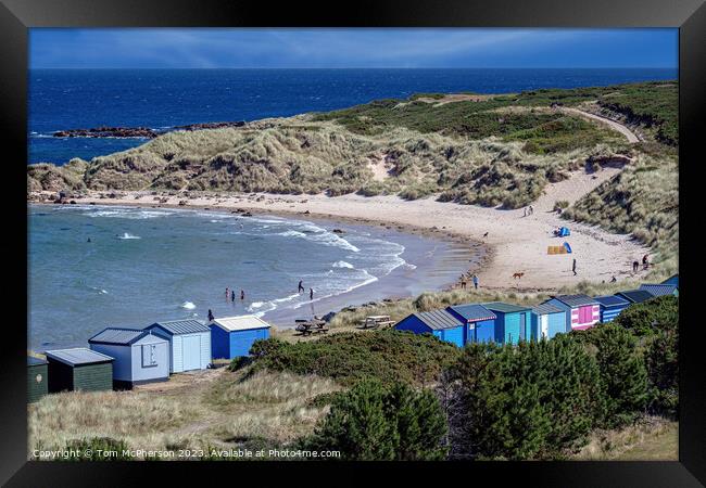 Hopeman Beach Framed Print by Tom McPherson