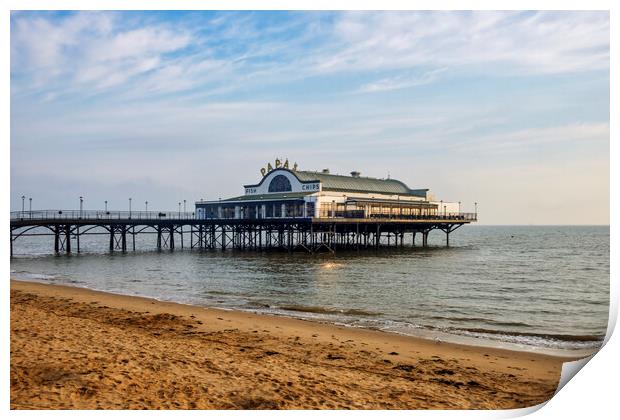 Cleethorpes Pier Lincolnshire Print by Steve Smith