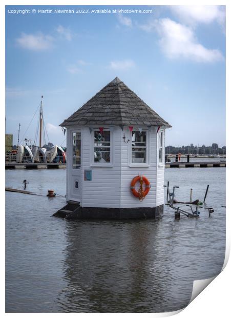 Brightlingsea Marina Print by Martin Newman