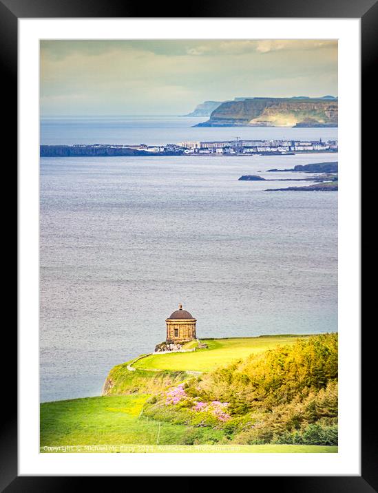 Mussenden Temple Framed Mounted Print by Michael Mc Elroy