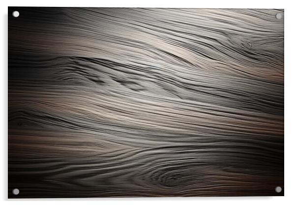 Aluminum plain texture background - stock photography Acrylic by Erik Lattwein
