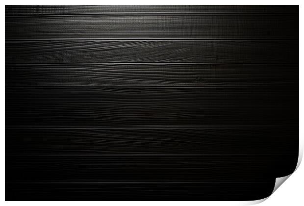 Carbon fiber plain texture background - stock photography Print by Erik Lattwein