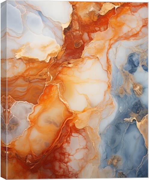 Marble texture background - stock photography Canvas Print by Erik Lattwein