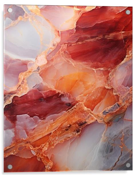 Marble texture background - stock photography Acrylic by Erik Lattwein