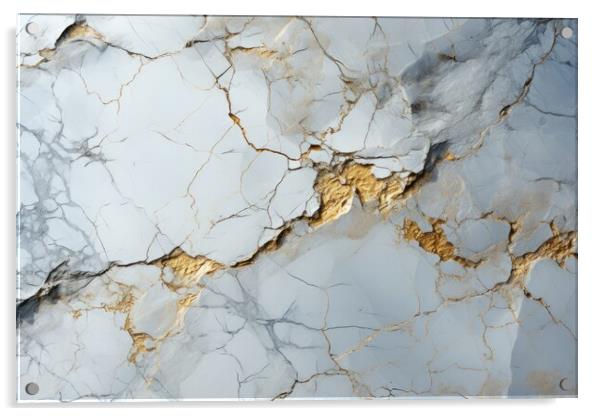 Marble texture background - stock photography Acrylic by Erik Lattwein