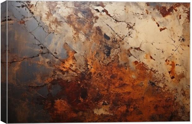 Oil spill plain texture background - stock photography Canvas Print by Erik Lattwein