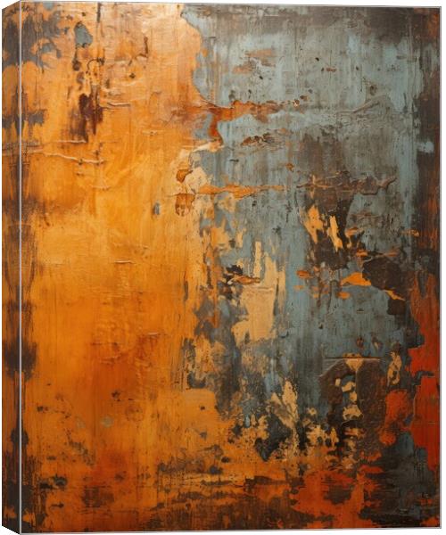 Rust texture background - stock photography Canvas Print by Erik Lattwein