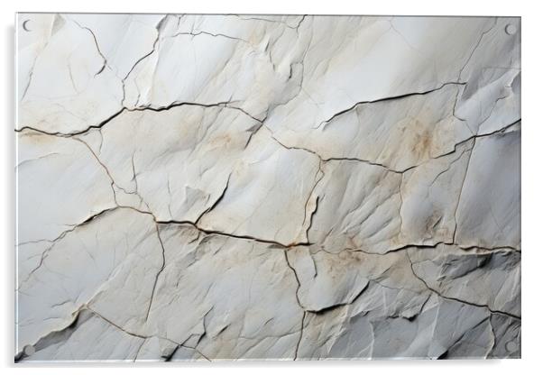 Limestone plain texture background - stock photography Acrylic by Erik Lattwein