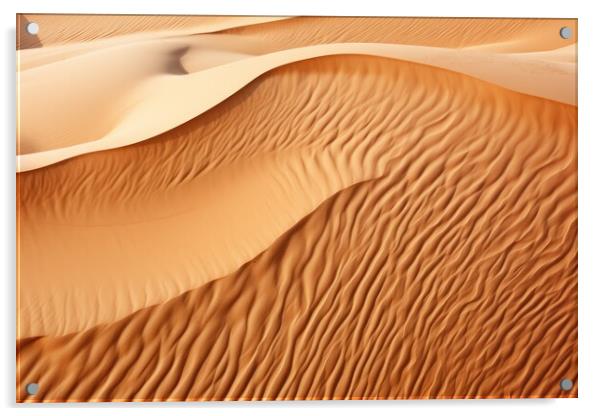 Sand texture background - stock photography Acrylic by Erik Lattwein