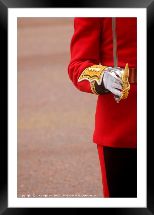 Trooping The Colour 2016 Framed Mounted Print by Carnegie 42
