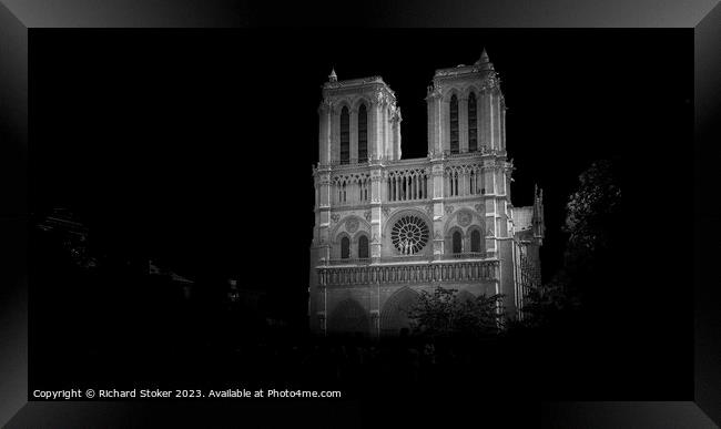 Notre Dame Framed Print by Richard Stoker