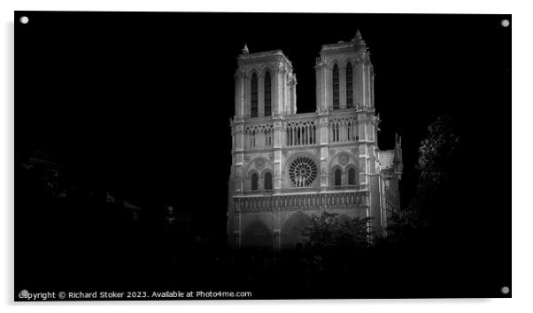 Notre Dame Acrylic by Richard Stoker