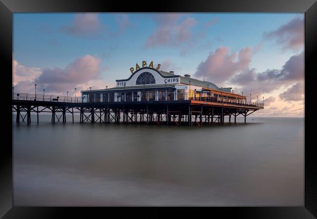 Cleethorpes Pier Lincolnshire Framed Print by Steve Smith