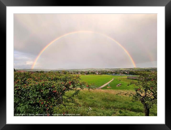 The Beauty of Sunshine and Showers Framed Mounted Print by Isaac Hibbert