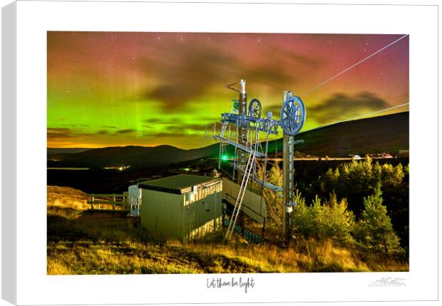 Enchanting Aurora over Aviemore Canvas Print by JC studios LRPS ARPS