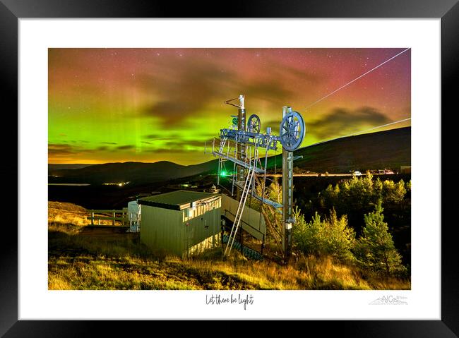 Enchanting Aurora over Aviemore Framed Print by JC studios LRPS ARPS