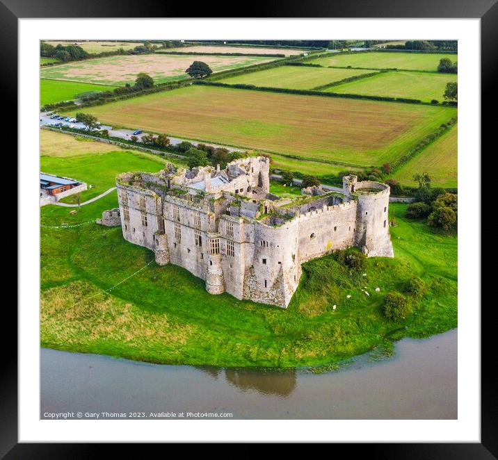 Carew Castle Framed Mounted Print by Gary Thomas