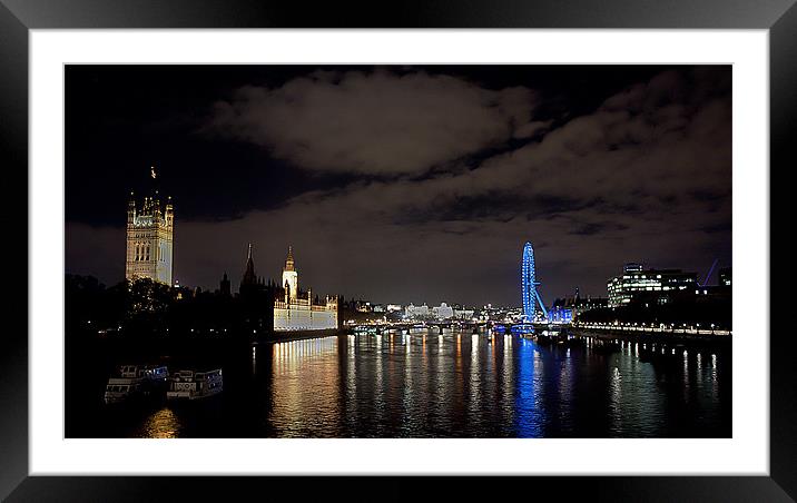 This is a Big River Framed Mounted Print by K7 Photography