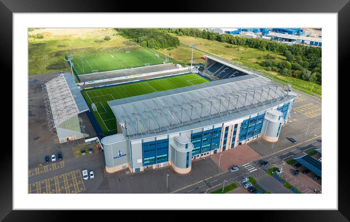 Falkirk Football Club Framed Mounted Print by Apollo Aerial Photography