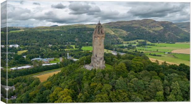The Wallace Monument Canvas Print by Apollo Aerial Photography