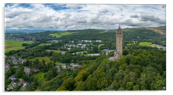 The Wallace Monument Acrylic by Apollo Aerial Photography