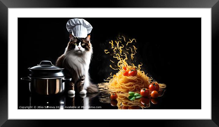Master chef  Framed Mounted Print by Jitka Saniova
