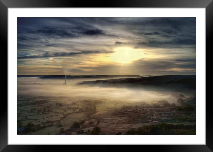 Hope Valley Sunrise  Framed Mounted Print by Darren Galpin