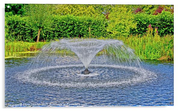 The Fountain Acrylic by Chris Thaxter