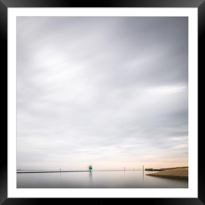 Rye Harbour Entrance Framed Mounted Print by Mark Jones