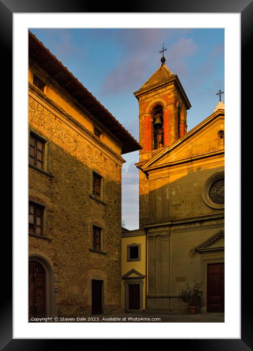  Church of Saints Pietro and Ilario Framed Mounted Print by Steven Dale
