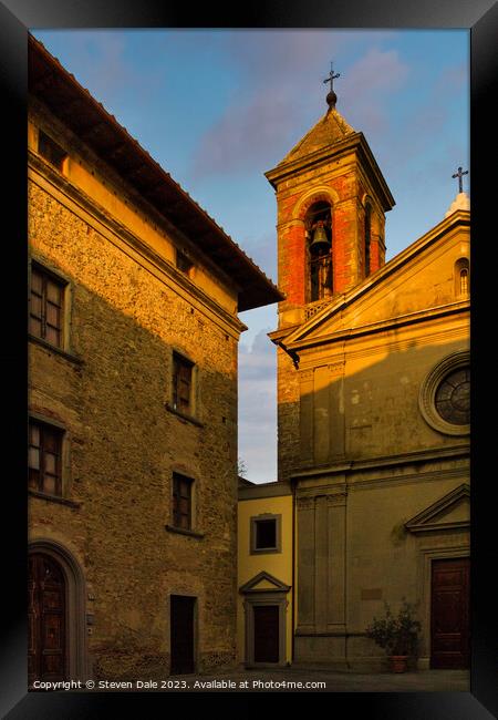  Church of Saints Pietro and Ilario Framed Print by Steven Dale